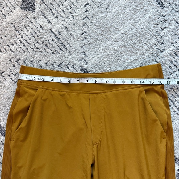 Athleta Brooklyn mustard yellow goldenrod ankle pants size 12 - Picture 3 of 13